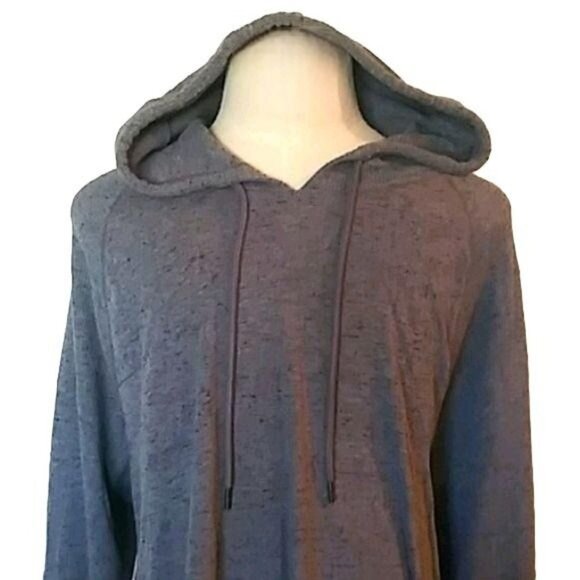 Levis Strauss & Co Mens Gray Drawstring Kangaroo Pocket Hoodie Size Large - Picture 3 of 8